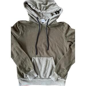 Cotton Citizen Brooklyn Oversized Hoodie green ombre Tie Dye Pullover Sz XS